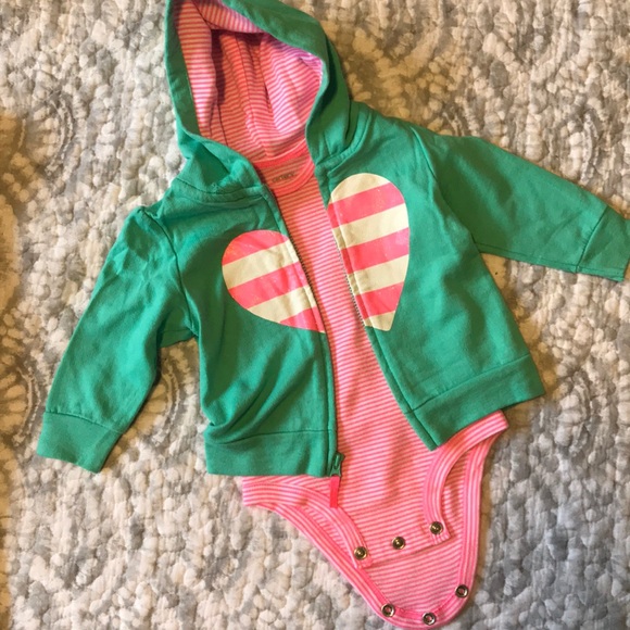 Other - Baby Hoodie and Bodysuit Pair